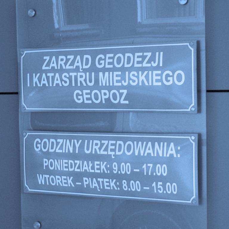 tablice urzędowe GEOPOZu