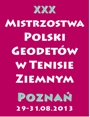 Banner XXX Mistrzostw Polski Geodetów w tenisie ziemnym